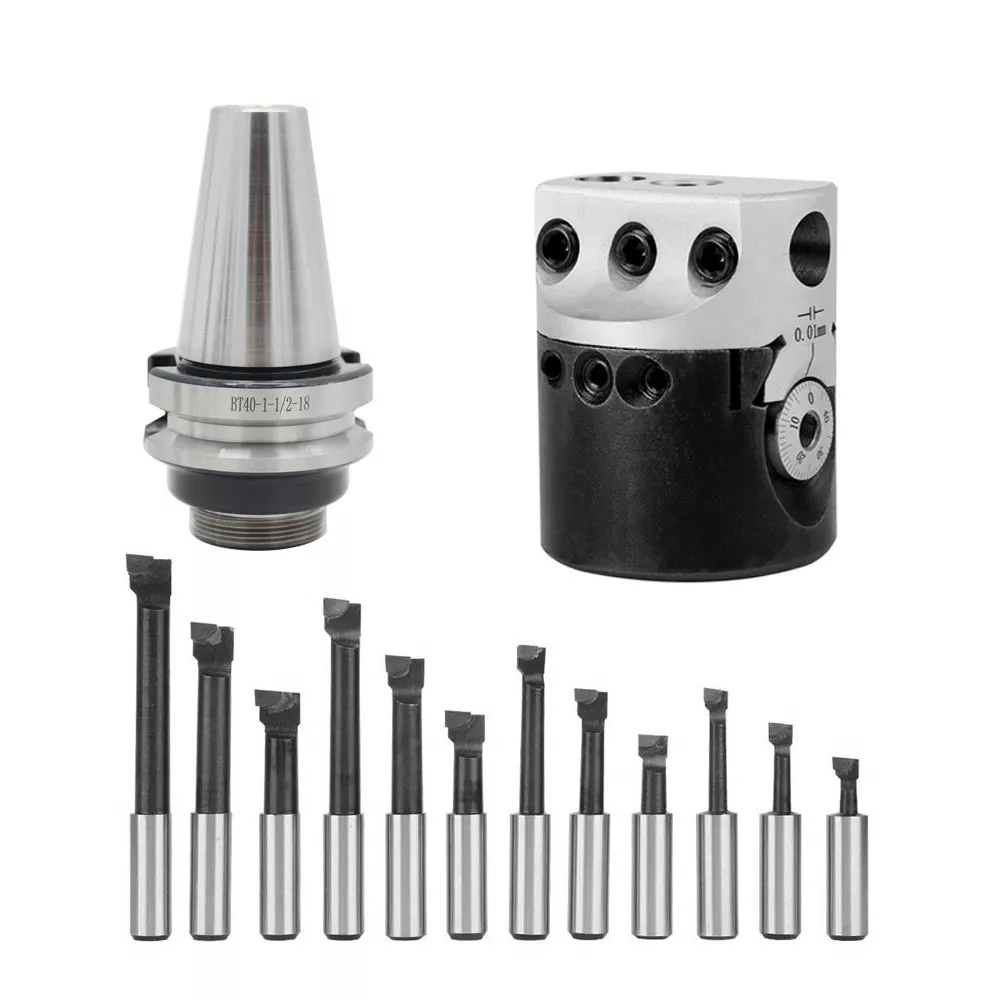 OLICNC BT40-12mm-9pcs F1 rough boring heads set 12mm boring cutters with BT30 BT40 BT50 boring chuck