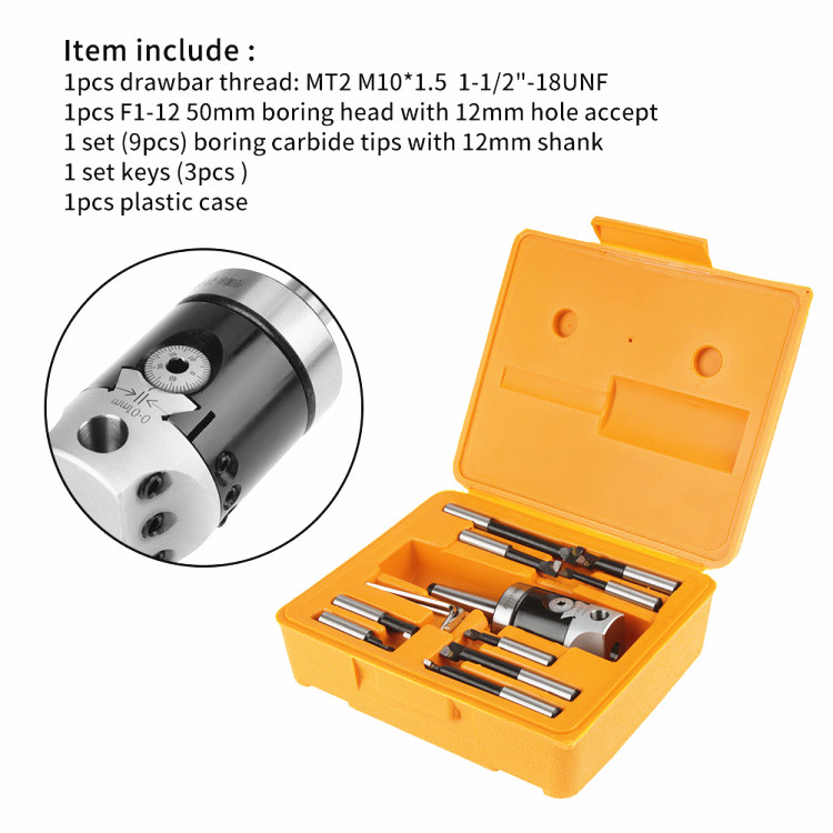 OLICNC F1 boring head set 18mm boring head with BT30 BT40 BT50 NT30 NT40 ISO40 NT50 MT2 MT3 MT4 MT5 R8 C20 boring chuck boring bar set