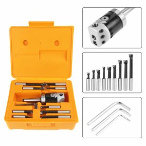 OLICNC F1 boring head set 18mm boring head with BT30 BT40 BT50 NT30 NT40 ISO40 NT50 MT2 MT3 MT4 MT5 R8 C20 boring chuck boring bar set