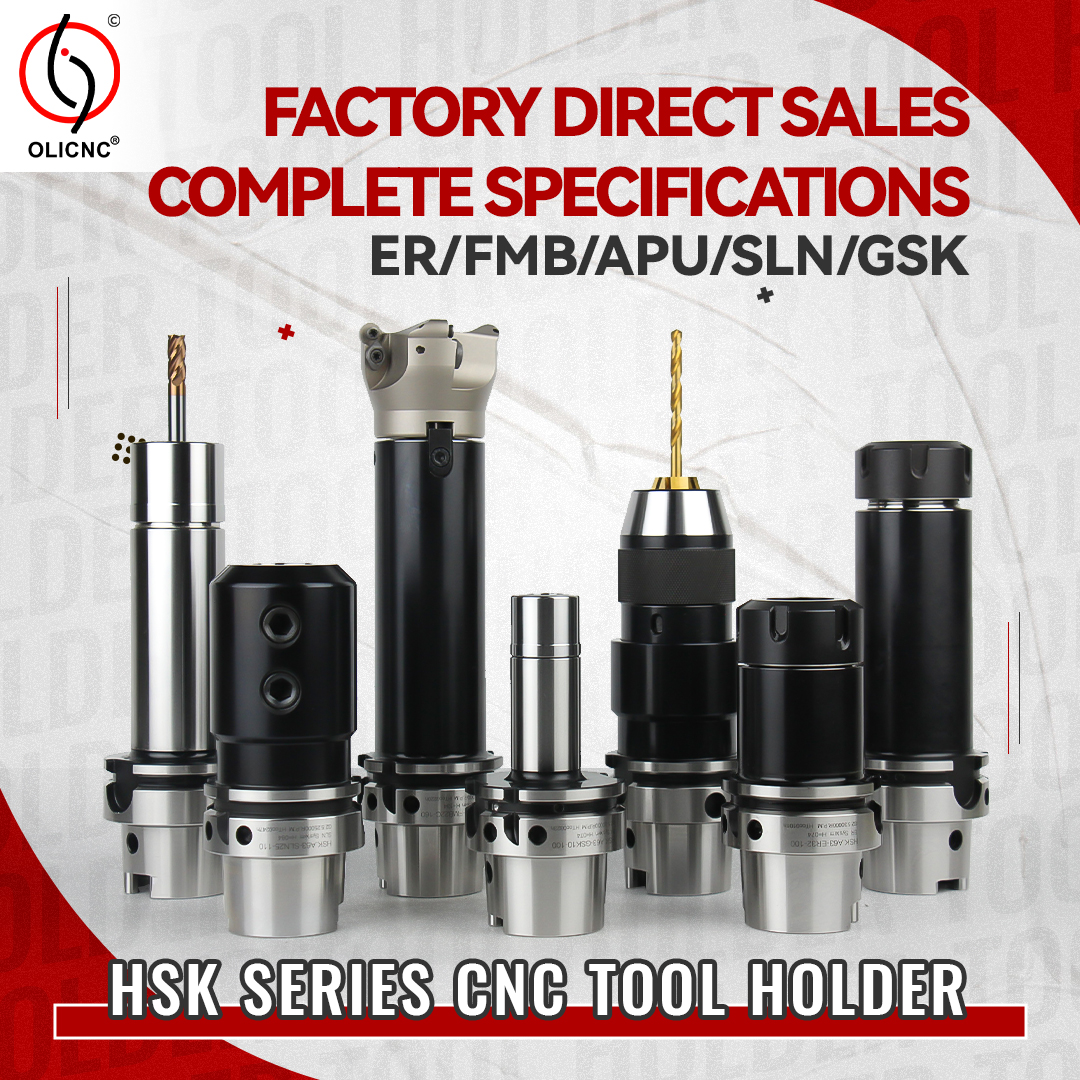 OLICNC® HSK63A Hydraulic Collet Chucks Holders for CNC - Hydraulic Tool Holder - 3